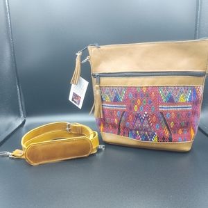 Handmade Bucket Purse Made in Guatemala Leather
